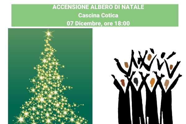 Accensione dell’Albero di Natale in Cascina