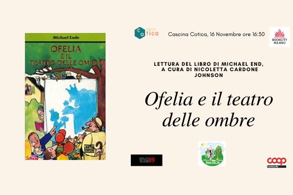 BookCity in Cotica – Lettura del libro “Ofelia e il teatro delle ombre”