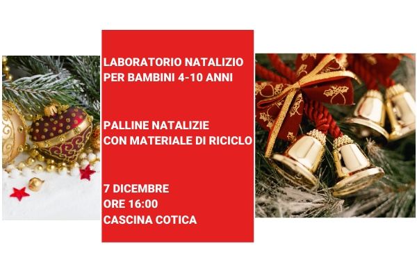 Laboratorio Natalizio per bambini. Creiamo palline di Natale