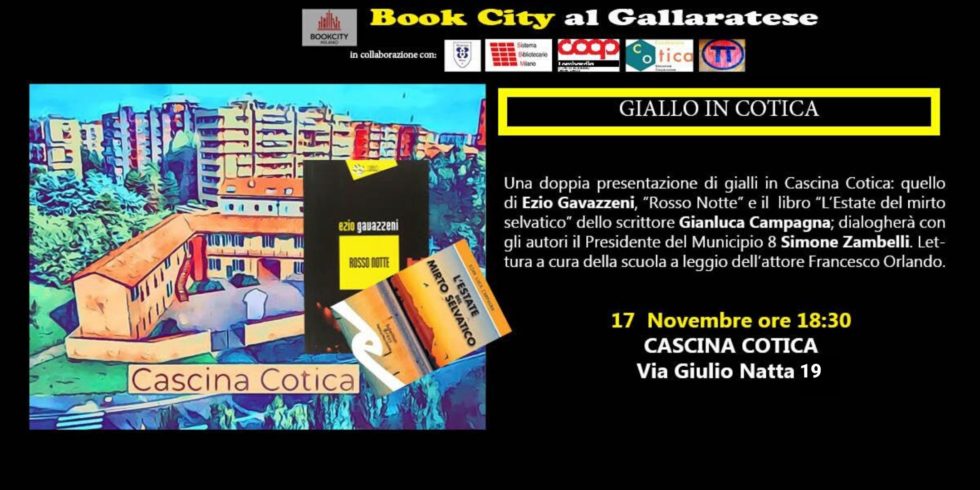 BookCity in Cascina. Giallo in Cotica