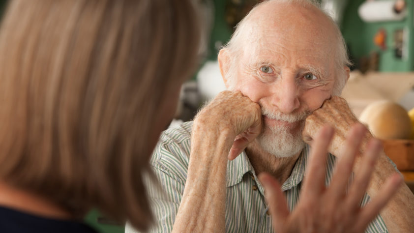 Genitori anziani fragili e Alzheimer.